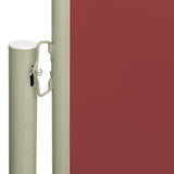 Écran de jardin vidaxl extensible 140x600 cm rouge