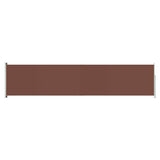 Écran de jardin vidaxl extensible 140x600 cm brun