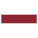 Écran de jardin vidaxl extensible 160x600 cm rouge