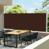 Vidaxl Garden Screen Prodloužitelná 160x600 cm hnědá