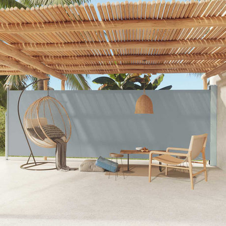Écran de jardin vidaxl extensible 180x600 cm gris