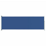 Écran de jardin vidaxl extensible 200x600 cm bleu