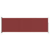 Écran de jardin vidaxl extensible 200x600 cm rouge