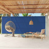 Vidaxl Garden Bildschirm ausziehbar 220x600 cm blau