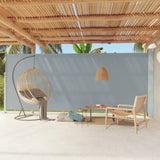 VidaXL Garden screen Extendable 220x600 cm Gray