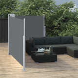 Vidaxl forrude Udvides 117x600 cm Anthracite -farvet