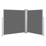 Pare-brise Vidaxl extensible 160x600 cm anthracite -colored