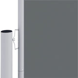Pare-brise Vidaxl extensible 180x600 cm anthracite -colored