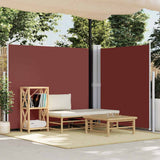 Pare-brise Vidaxl extensible 180x600 cm brun