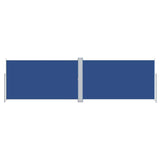 Pare-brise Vidaxl extensible 180x600 cm bleu