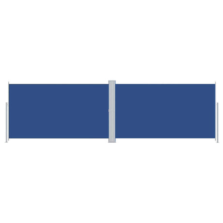 Pare-brise Vidaxl extensible 180x600 cm bleu