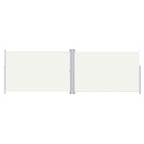 En pare-brise Vidaxl extensible 200x600 cm Crème-Colored
