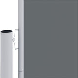 En pare-brise Vidaxl extensible 200x600 cm anthracite -colored