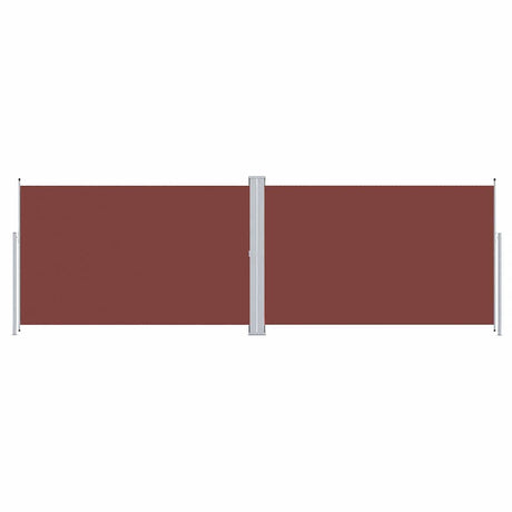 Pare-brise Vidaxl extensible 200x600 cm brun