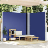 Pare-brise vidaxl extensible 200x600 cm bleu