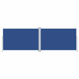 Pare-brise Vidaxl extensible 220x600 cm bleu