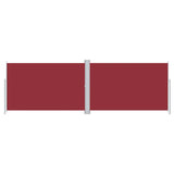 Pare-brise Vidaxl extensible 220x600 cm rouge