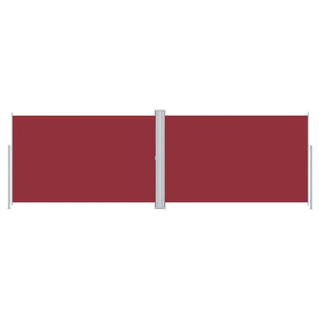 Pare-brise Vidaxl extensible 220x600 cm rouge