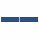 Pare-brise Vidaxl extensible 140x1000 cm bleu