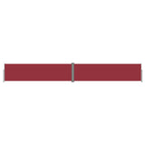 Pare-brise Vidaxl extensible 140x1000 cm rouge