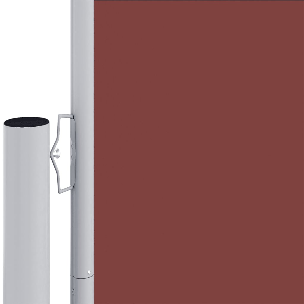 Pare-brise Vidaxl extensible 160x1000 cm brun