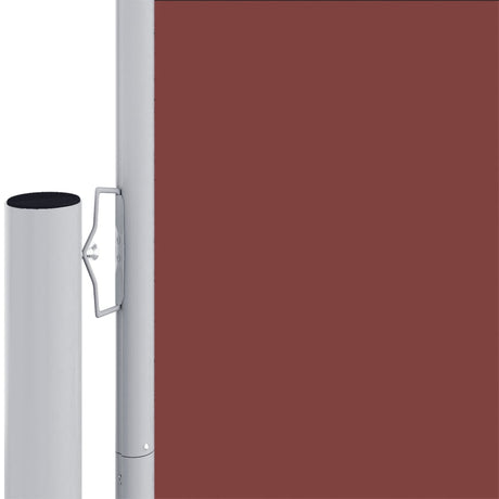 Pare-brise Vidaxl extensible 160x1000 cm brun