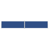 Pare-brise Vidaxl extensible 160x1000 cm bleu