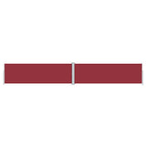 Pare-brise vidaxl extensible 160x1000 cm rouge