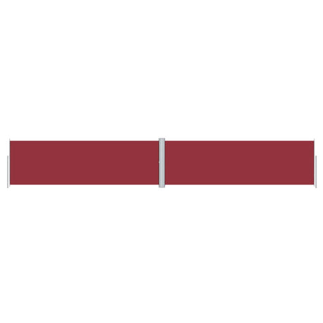 Pare-brise vidaxl extensible 160x1000 cm rouge