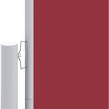 Pare-brise vidaxl extensible 160x1000 cm rouge