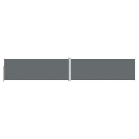 Pare-brise Vidaxl extensible 180x1000 cm anthracite -colored