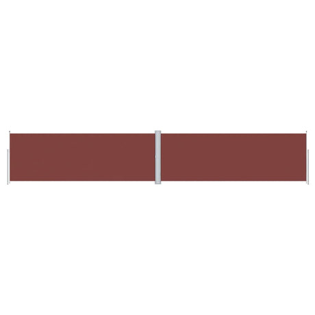 Pare-brise Vidaxl extensible 180x1000 cm brun