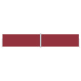 Pare-brise vidaxl extensible 180x1000 cm rouge