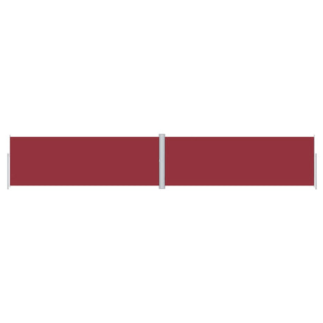 Pare-brise vidaxl extensible 180x1000 cm rouge