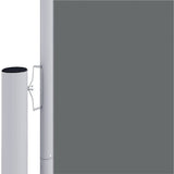 En pare-brise Vidaxl extensible 200x1000 cm anthracite -colored