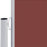 Pare-brise vidaxl extensible 200x1000 cm brun