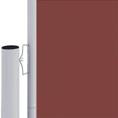 Pare-brise vidaxl extensible 200x1000 cm brun