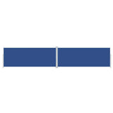 Pare-brise vidaxl extensible 200x1000 cm bleu