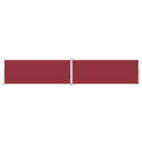Pare-brise vidaxl extensible 200x1000 cm rouge