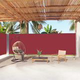 Pare-brise vidaxl extensible 200x1000 cm rouge