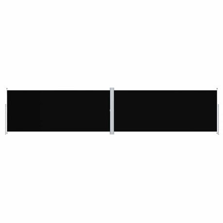 Pare-brise Vidaxl extensible 220x1000 cm noir