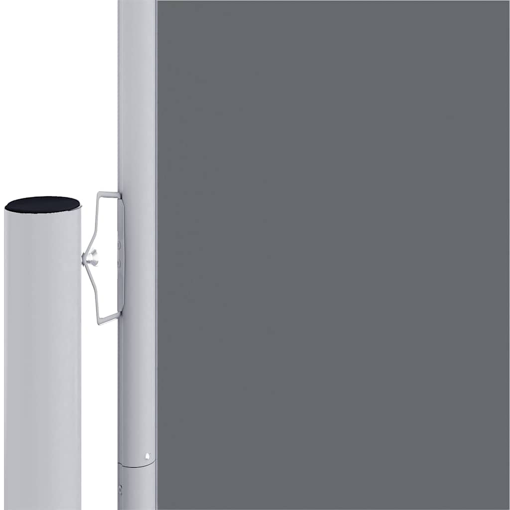 Pare-brise Vidaxl extensible 220x1000 cm anthracite -colored
