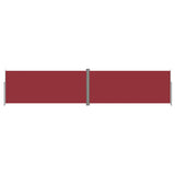 Pare-brise Vidaxl extensible 220x1000 cm rouge