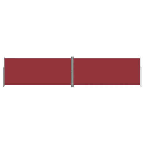 Pare-brise Vidaxl extensible 220x1000 cm rouge
