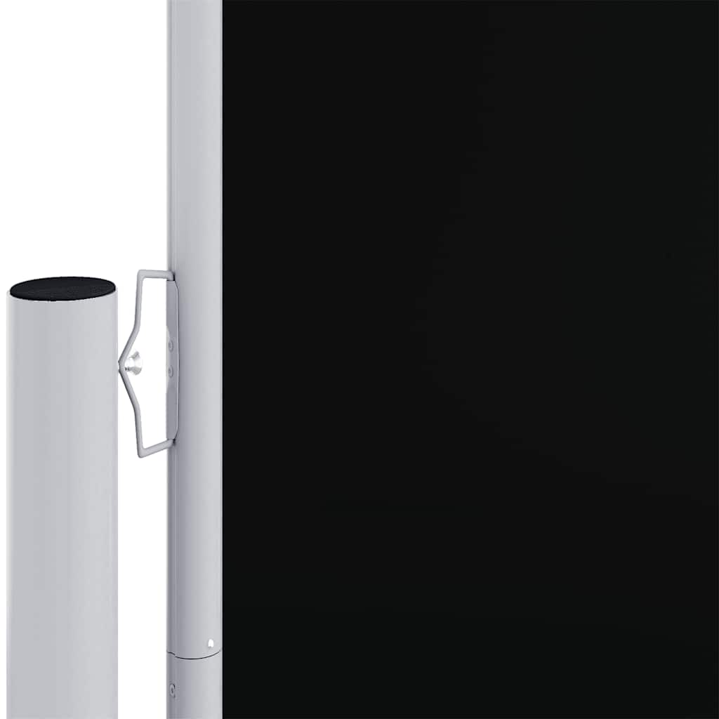 Pare-brise Vidaxl extensible 117x1200 cm noir