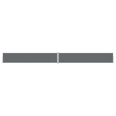 Pare-brise Vidaxl extensible 117x1200 cm anthracite -colored