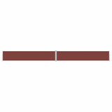 Pare-brise Vidaxl extensible 117x1200 cm brun