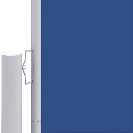 Pare-brise Vidaxl extensible 117x1200 cm bleu