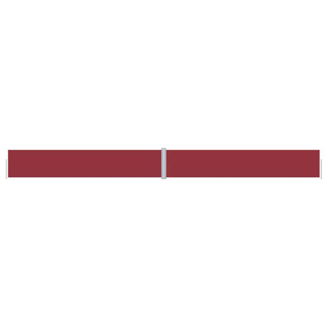 Pare-brise Vidaxl extensible 117x1200 cm rouge