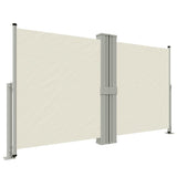 En pare-brise Vidaxl extensible 140x1200 cm Crème-Colored